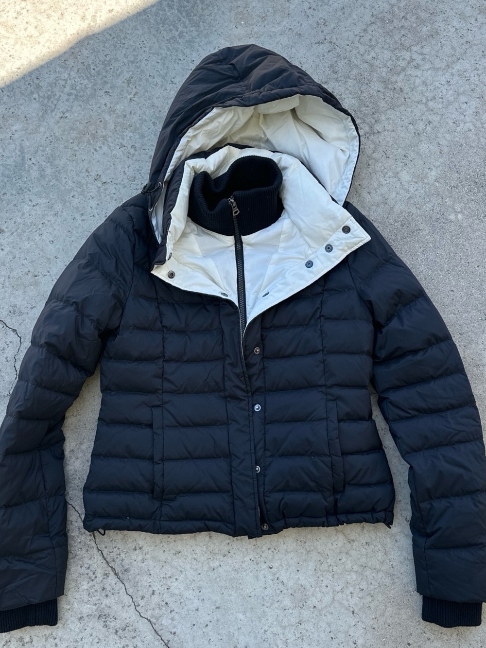 Uniqlo x theory puffer